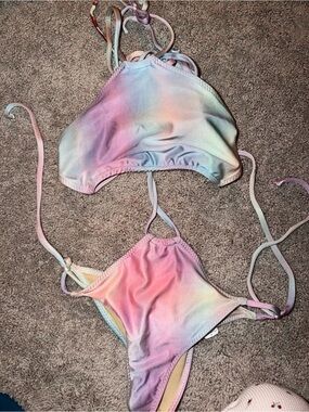 Goddess Swimwear Monokoni Cotton Candy Ombré